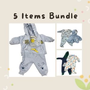 Bundle of 5 Comfy Outfits 3 Months
